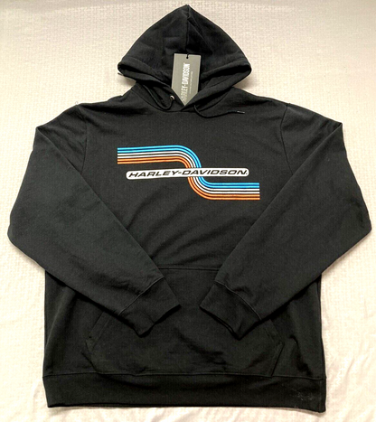 NEW HARLEY DAVIDSON 99119-22VM Mens Tank Graphic Pullover Fleece Hoodie BLK 3XL