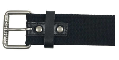 NEW GENUINE HARLEY DAVIDSON HDMBT11534 Men's Bad Manners Leather Trim Belt 38