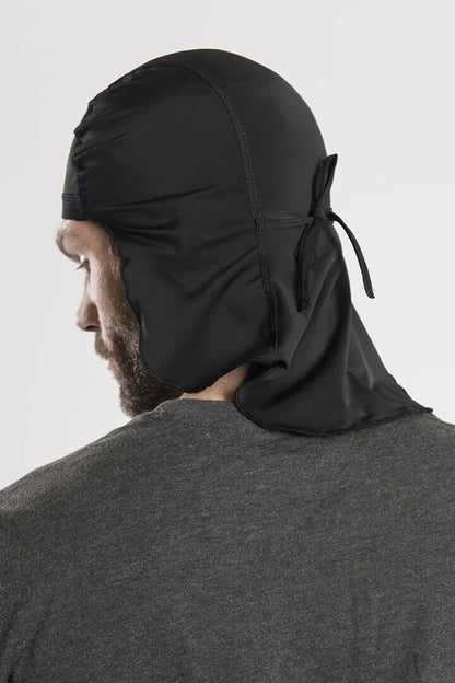 NEW HAIR GLOVE 57801 SKULL SOAKER CAP W/ TAIL M/L BLACK