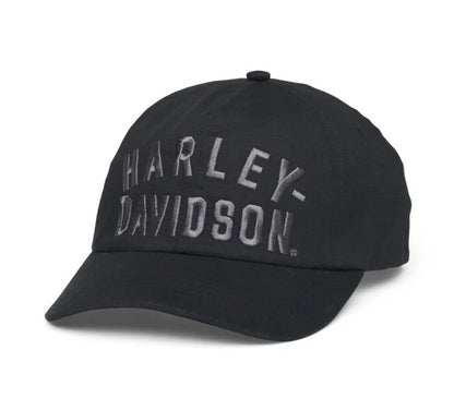 NEW GENUINE HARLEY DAVIDSON 97672-22VM MEN'S WOVEN BLACK BB CAP