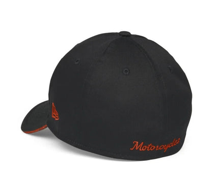 NEW GENUINE HARLEY DAVIDSON 97680-22VM MEN'S WOVEN BLACK 39THIRTY CAP M