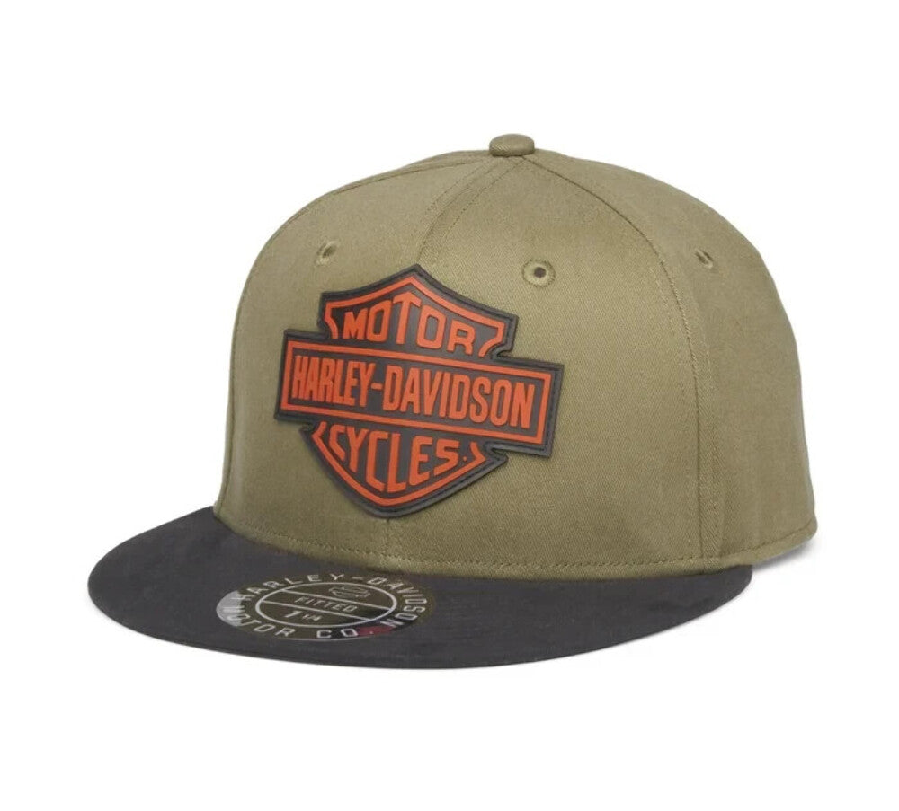 NEW GENUINE HARLEY DAVIDSON 99402-22VM GREEN WOVEN BASEBALL CAP 7-1/2