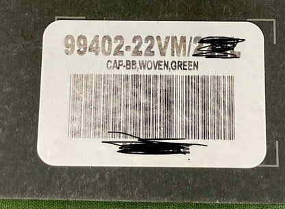 NEW GENUINE HARLEY DAVIDSON 99402-22VM GREEN WOVEN BASEBALL CAP 7-1/2