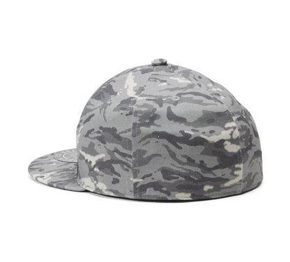 NEW GENUINE HARLEY DAVIDSON 97601-23VM MEN'S WOVEN RACER FRONT GREY CAP 7-1/2