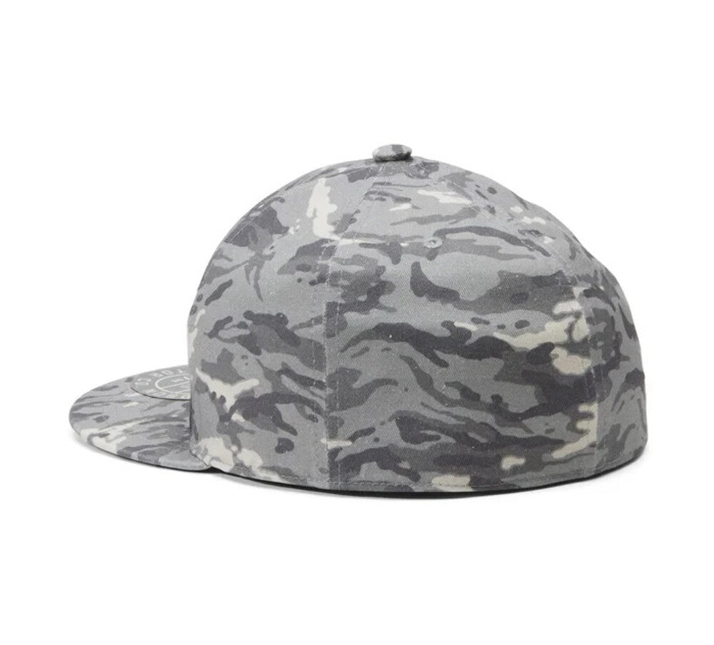 NEW GENUINE HARLEY DAVIDSON 97601-23VM MEN'S WOVEN RACER FRONT GREY CAP 7-3/8