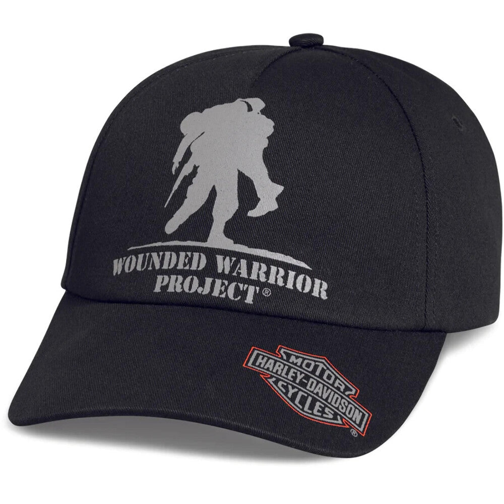 NEW GENUINE HARLEY DAVIDSON 97600-23VM MEN'S WWP ADJUSTABLE BLACK CAP