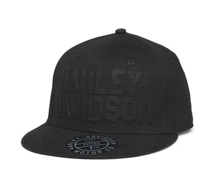 NEW GENUINE HARLEY DAVIDSON 99408-22VM MEN'S 2XL WOVEN BLACK BB CAP 7-5/8