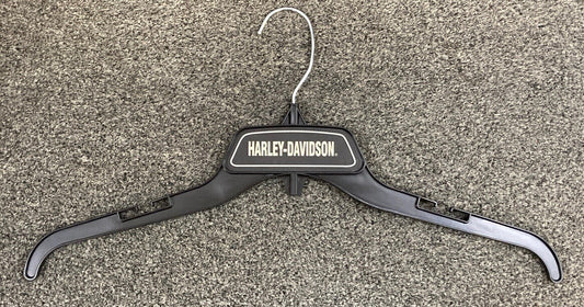 QTY 5 GENTLY USED HARLEY-DAVIDSON 17" BLACK HANGERS