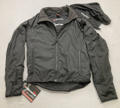 NEW WARMNSAFE HEATED JACKET LINER MEN'S SMALL BLACK