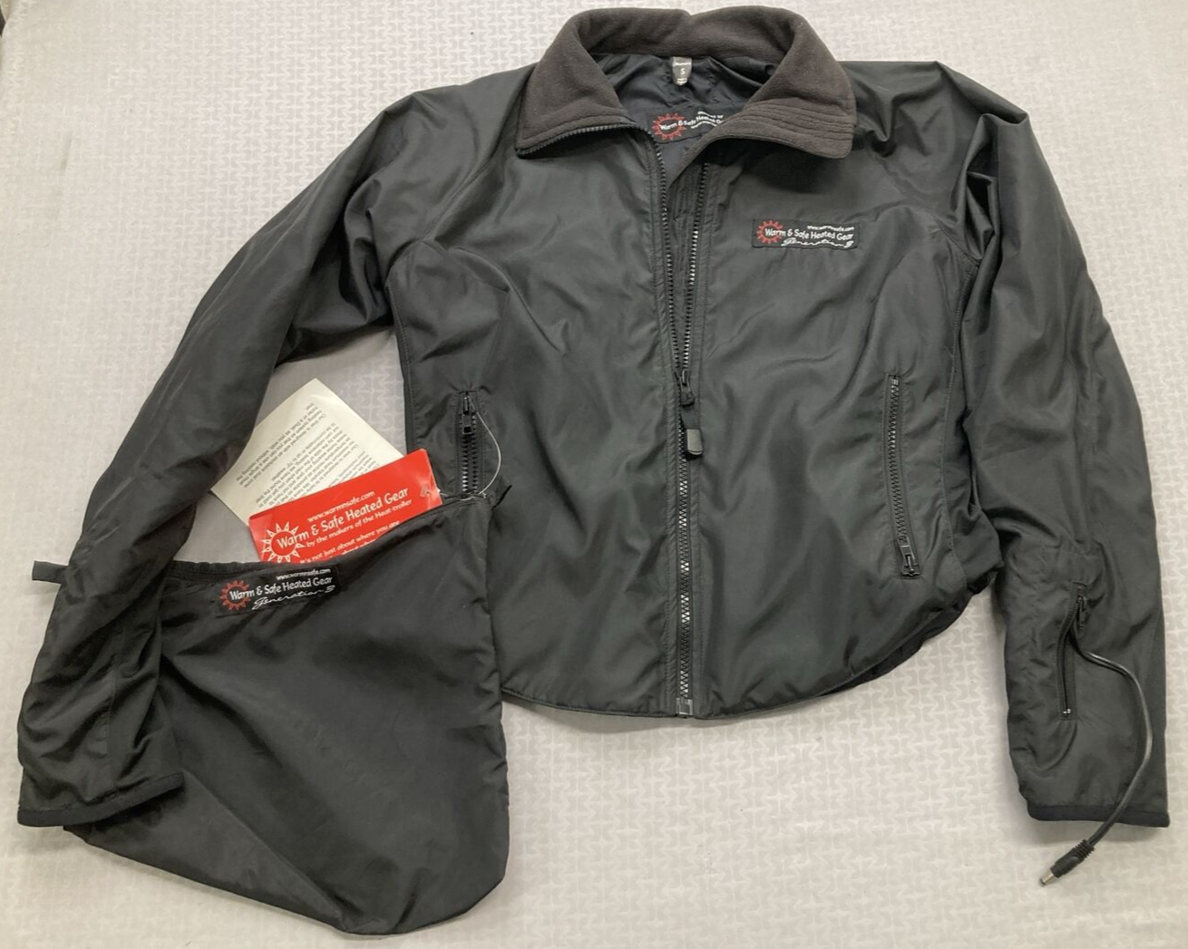 NEW WARMNSAFE HEATED JACKET LINER GENERATION 3 WOMENS X-SMALL BLACK