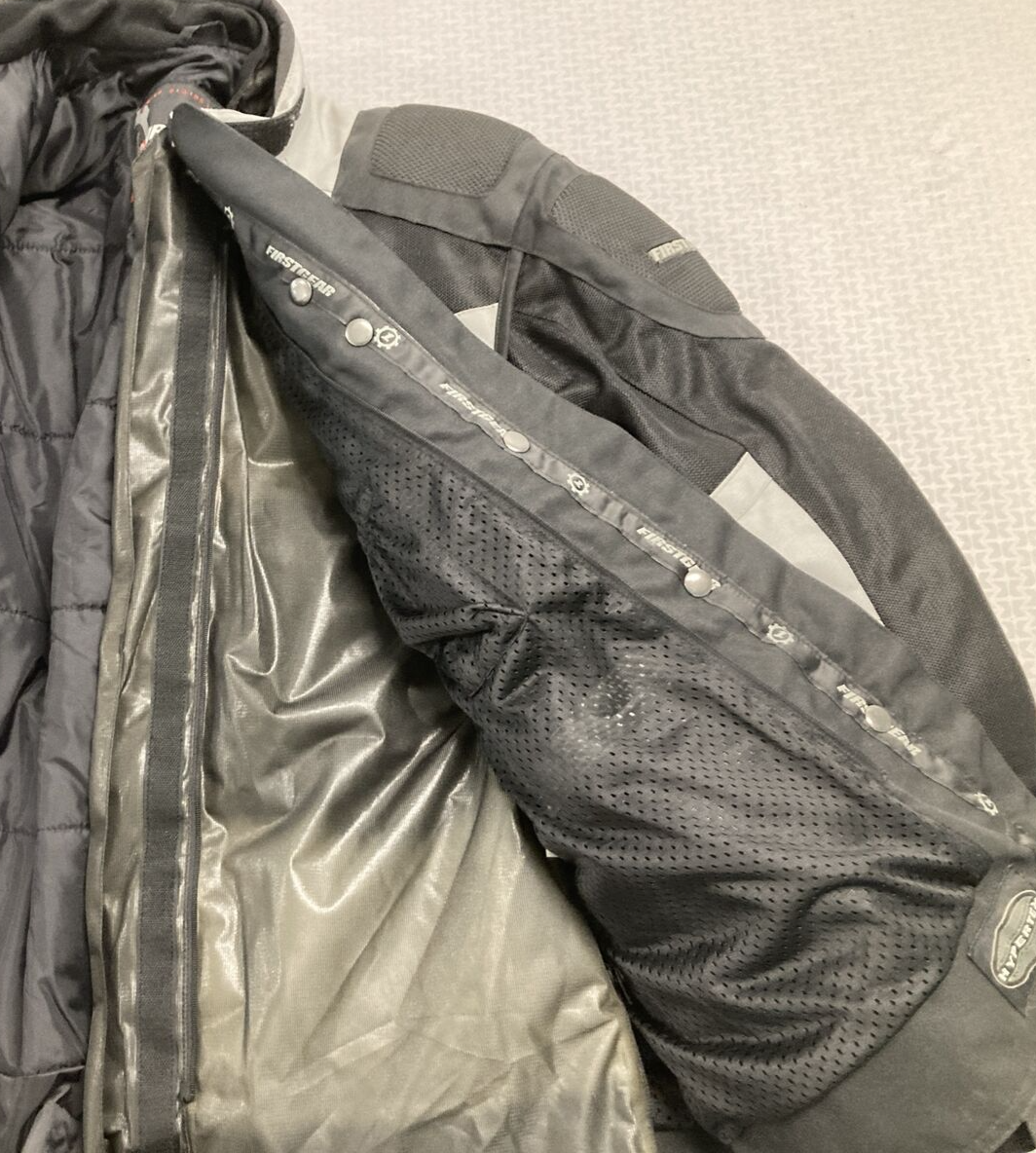 NEW FIRSTGEAR 502894 KILIMANJARO AIR WOMEN'S M ARMORED JACKET GRAY/BLACK