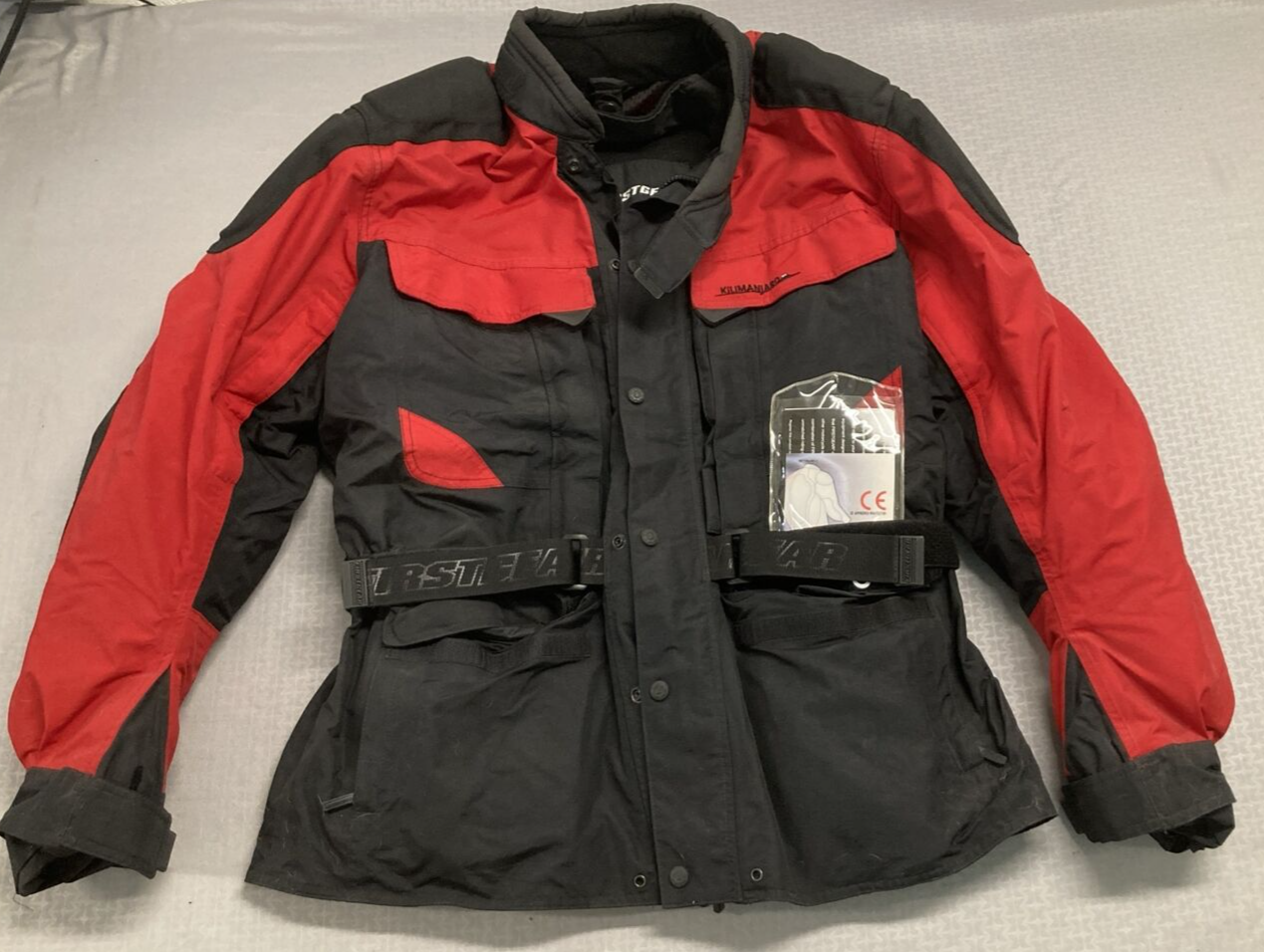 NEW FIRSTGEAR 512344 KILIMANJARO 4.0 MEN'S XL ARMORED JACKET RED/BLACK