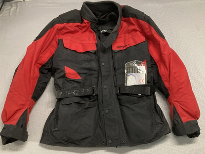 NEW FIRSTGEAR 512344 KILIMANJARO 4.0 MEN'S XL ARMORED JACKET RED/BLACK