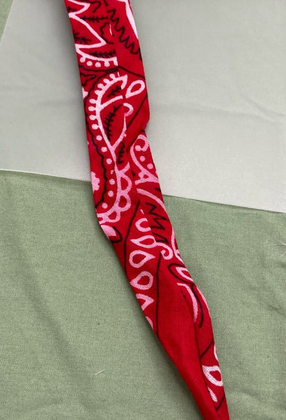 NEW GENUINE SCHAMPA OSB1-225 OLD SCHOOL BANDANA RED/WHT HWS2010