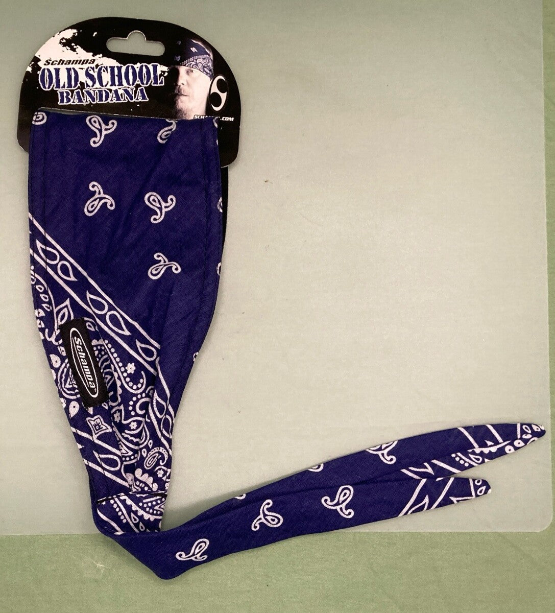 NEW GENUINE SCHAMPA OSB1-224 OLD SCHOOL BANDANA BLUE/WHT HWS2006