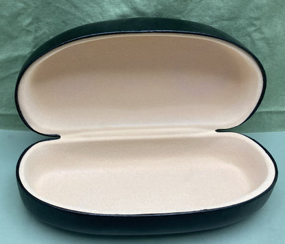 NEW UNBRANDED SUNGLASSES/EYEGLASSES HARD CASE CLAMSHELL, BLACK