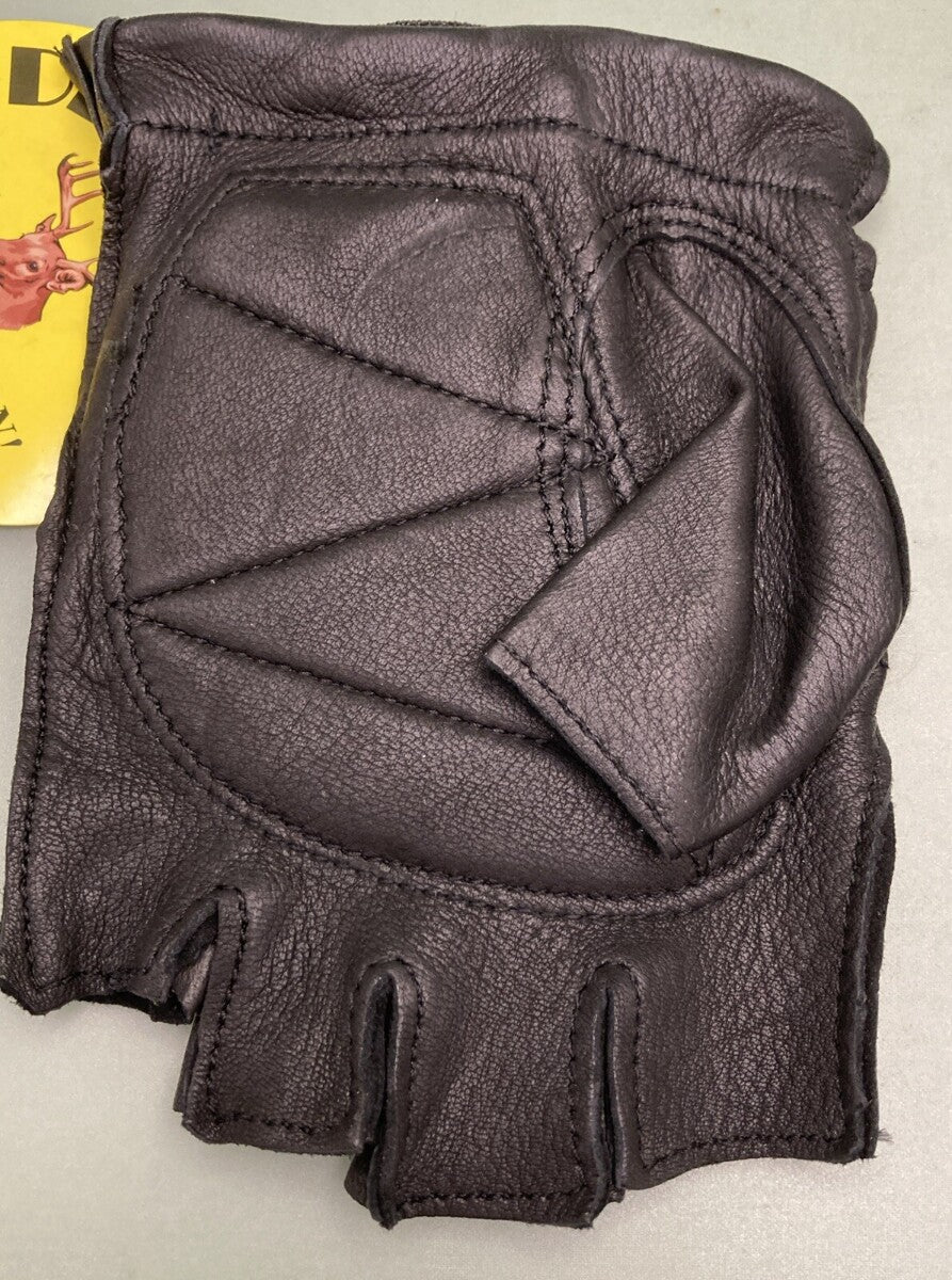 NEW GENUINE NAPA GLOVE CO. 525GPM MEDIUM, FINGERLESS DEERSKIN GLOVE