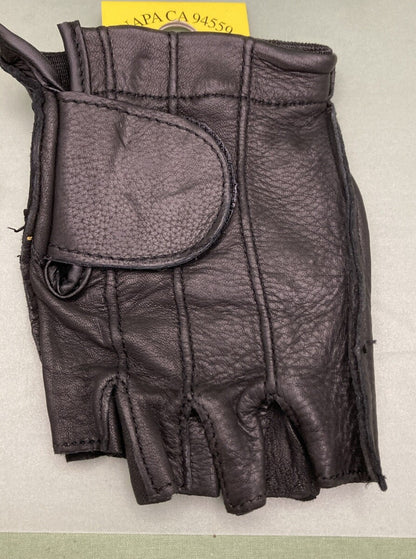NEW GENUINE NAPA GLOVE CO. 525GPM MEDIUM, FINGERLESS DEERSKIN GLOVE