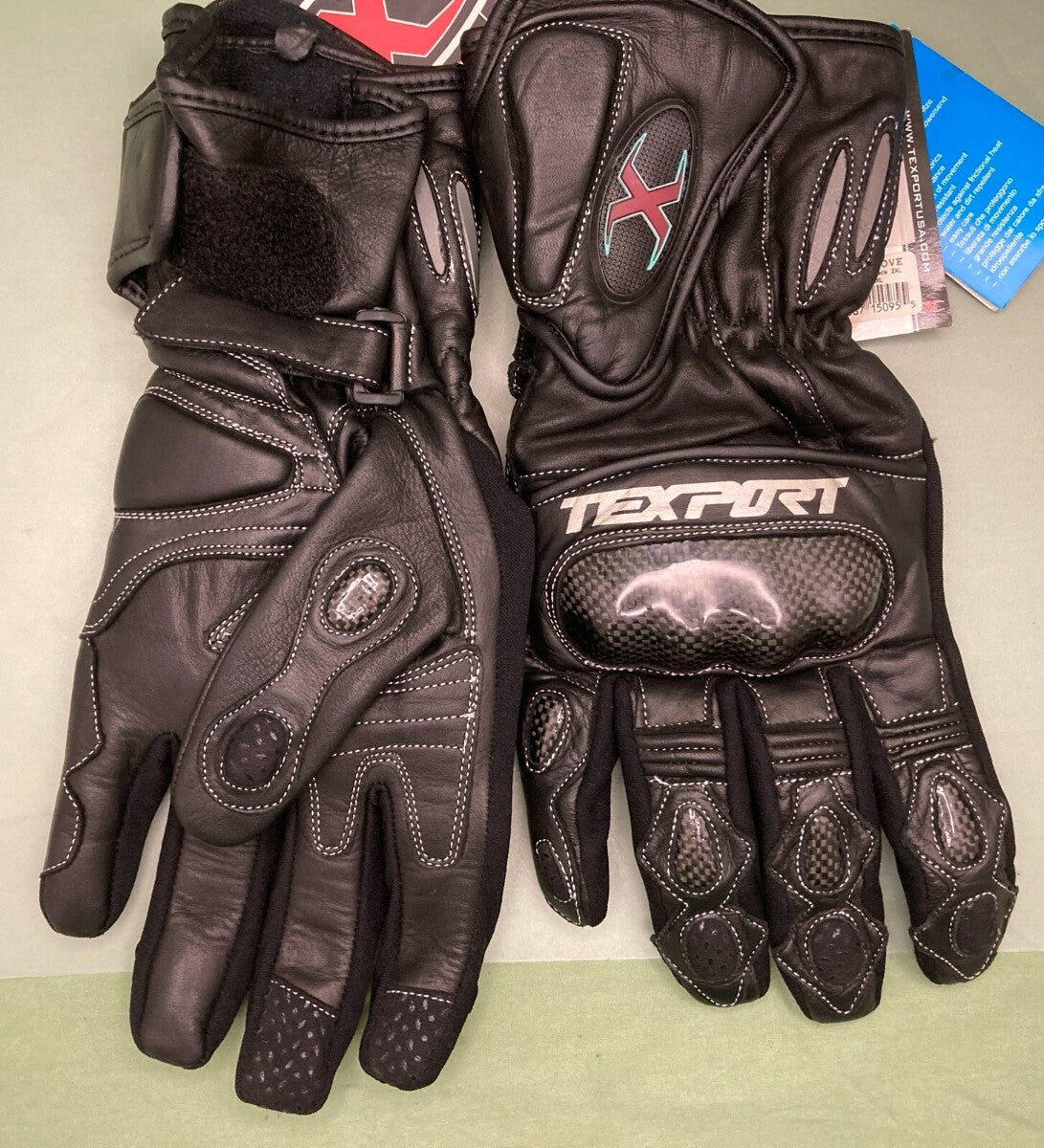 NEW GENUINE TEXPORT G8BLK MEN RACE GLOVE 2XL