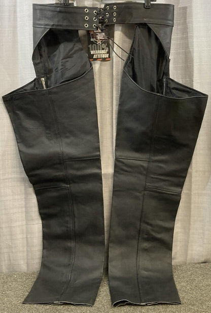 NEW GENUINE INTERSTATE LEATHER 18072WSXL JEAN PKT CHAP XL