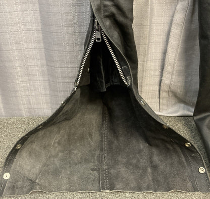 NEW GENUINE HOT LEATHERS CHM1006 4 POCKET CHAP W/ QUILT LINING SMALL