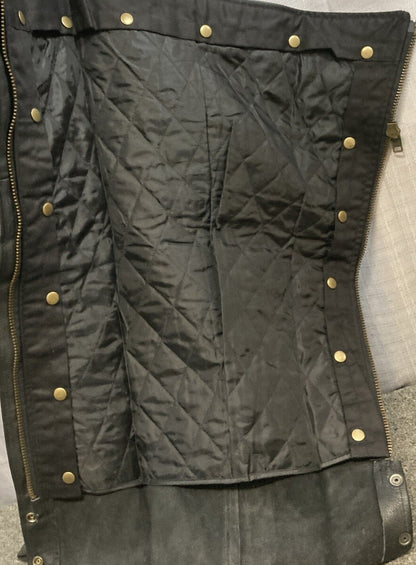 NEW MILWAUKEE LEATHER CHAP M8612M UNISEX KNIGHT CHAP, SNAP OUT THERMAL LINDE MED