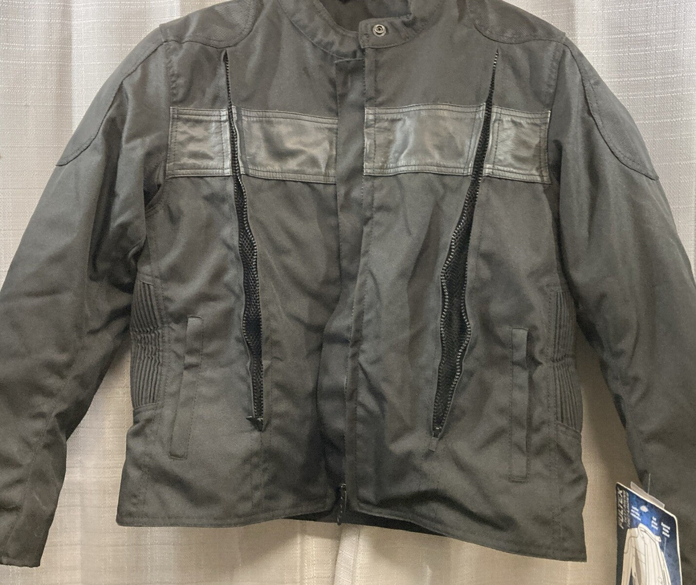 NEW GENUINE FULMER TJ272BLKL TEXTRAK LADY JACKET BLACK WOMAN LARGE