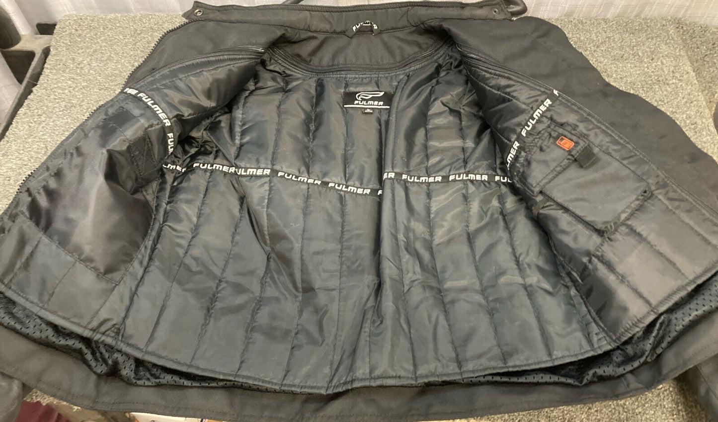 NEW GENUINE FULMER TJ272BLKL TEXTRAK LADY JACKET BLACK WOMAN LARGE