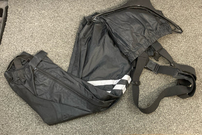 NEW GENUINE NELSON RIGGS VTL-700 VOLANTE 2-PIECE RAINSUIT BLACK, SIZE MEDIUM