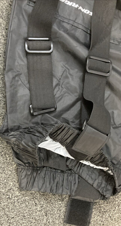 NEW GENUINE NELSON-RIGG AS-3000 ASTON 2-PIECE RAINSUIT BLACK, SIZE XL