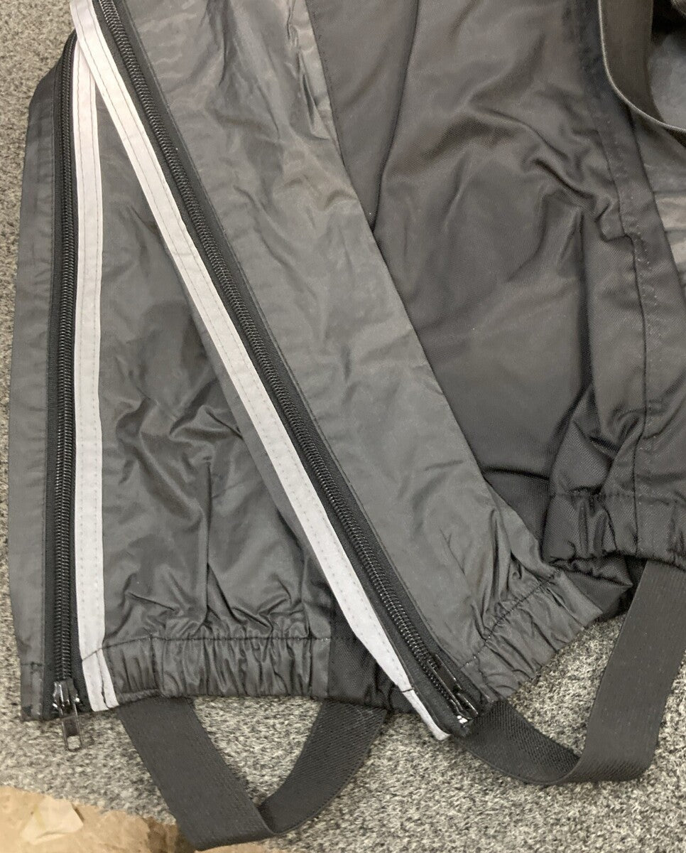 NEW GENUINE NELSON-RIGG AS-3000 ASTON 2-PIECE RAINSUIT BLACK, SIZE XL