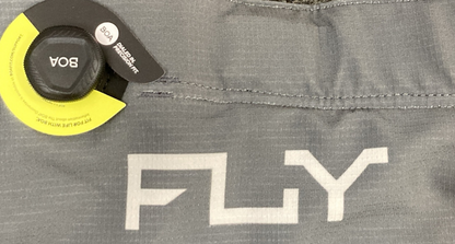 NEW GENUINE FLY RACING 377-53038 KINETIC RELOAD PANTS CHAR/BLK/IRIDIUM SZ38