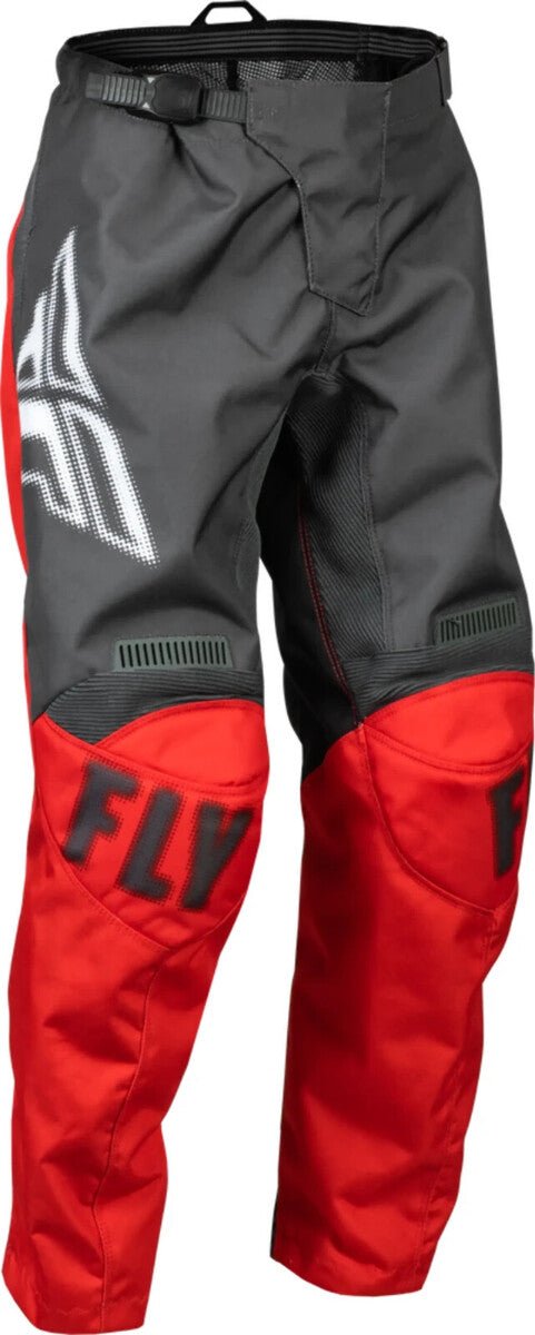 NEW GENUINE FLY RACING 376-23426 F-16 Youth Pants Gray/Red SZ 26