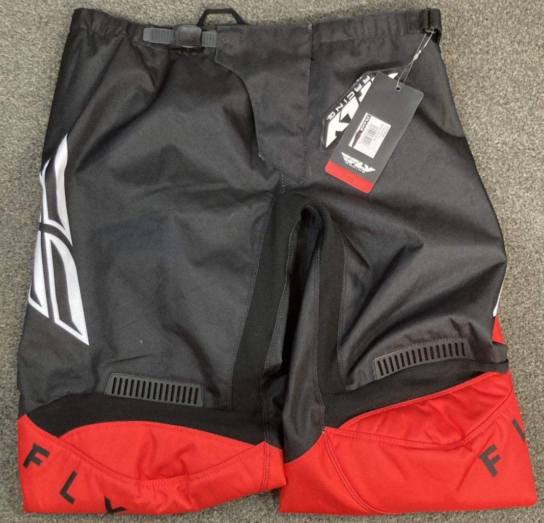 NEW GENUINE FLY RACING 376-93436 F-16 PANTS RED/BLACK SZ 36