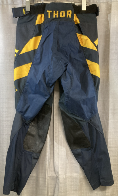 NEW GENUINE THOR 2901-9974 Pulse Vapor Pants Midnight/Lemon SZ 32