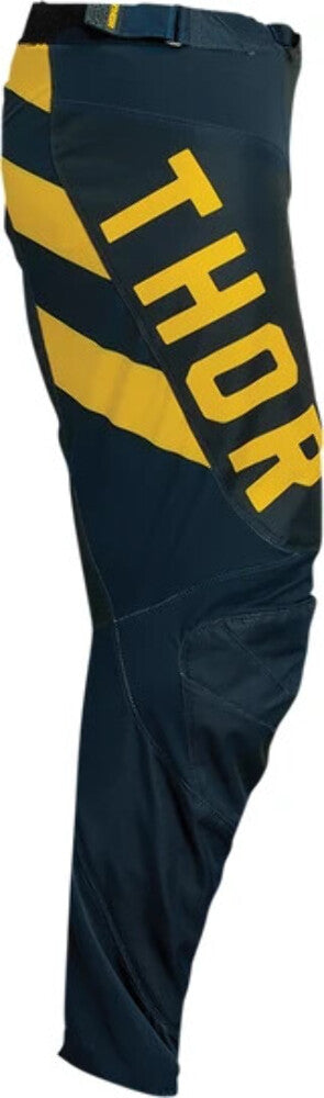 NEW GENUINE THOR 2901-9974 Pulse Vapor Pants Midnight/Lemon SZ 32