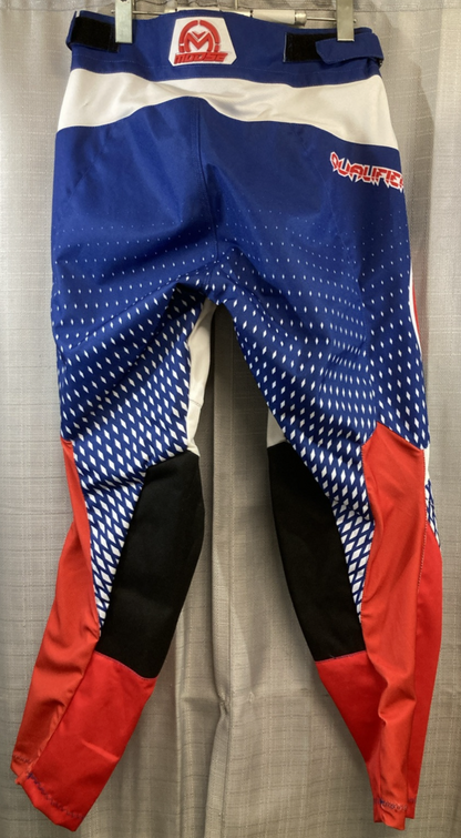 NEW GENUINE MOOSE RACING 2901-9109 Qualifier Pants Red/White/Blue  SZ 32