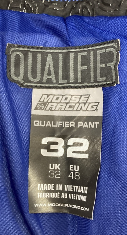 NEW GENUINE MOOSE RACING 2901-9109 Qualifier Pants Red/White/Blue  SZ 32