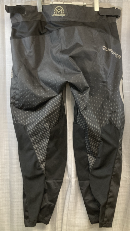 NEW GENUINE MOOSE RACING 2901-9086 Qualifier Pants Black/Gray SZ 42
