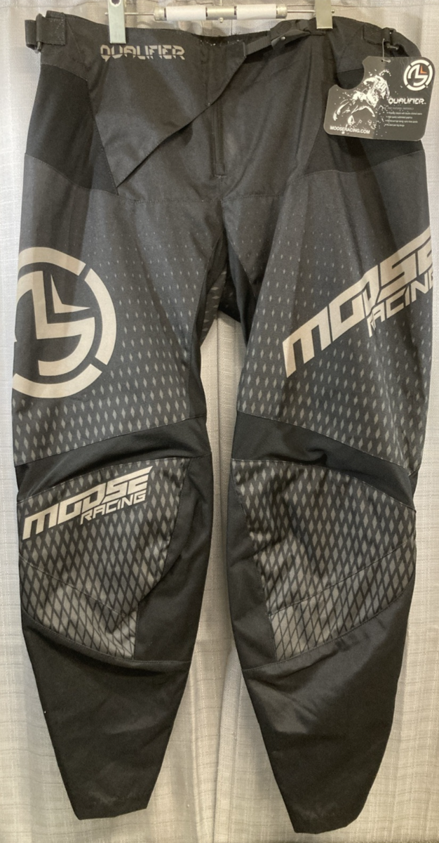 NEW GENUINE MOOSE RACING 2901-9086 Qualifier Pants Black/Gray SZ 42