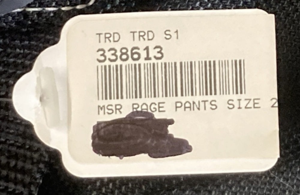 NEW GENUINE MSR MX 338613 Rage Pants Black/Turq/Purple SZ 26