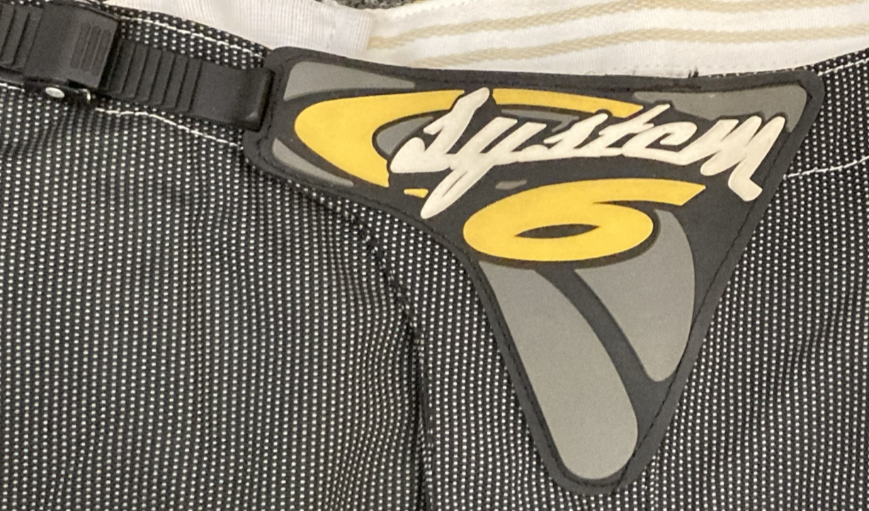 NEW GENUINE MSR MX 338584 System6 Pants Black/Yellow SZ 34