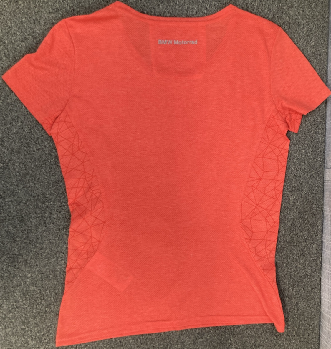NEW GENUINE BMW MOTORRAD 76 23 8 561 052  RIDE T-SHIRT RED-ORANGE WOMENS LG