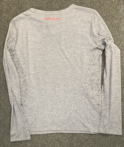 NEW GENUINE BMW MOTORRAD 76 23 8 561 038  RIDE LONG SLEEVE SHIRT GRAY WOMENS LG