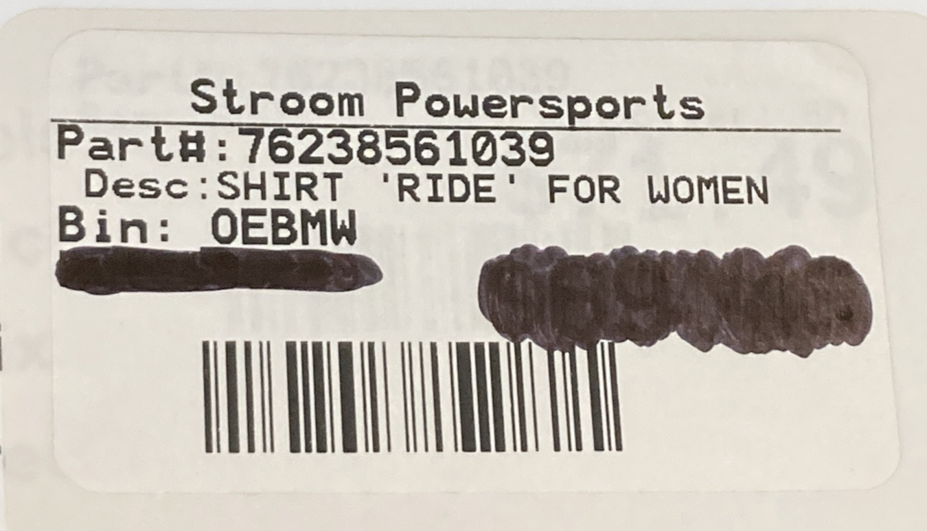 NEW GENUINE BMW MOTORRAD 76 23 8 561 039  RIDE LONG SLEEVE SHIRT GRAY WOMENS XL