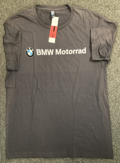 NEW GENUINE BMW MOTORRAD 72 60 2 414 053 CLASSIC T-SHIRT GRAY MENS SMALL