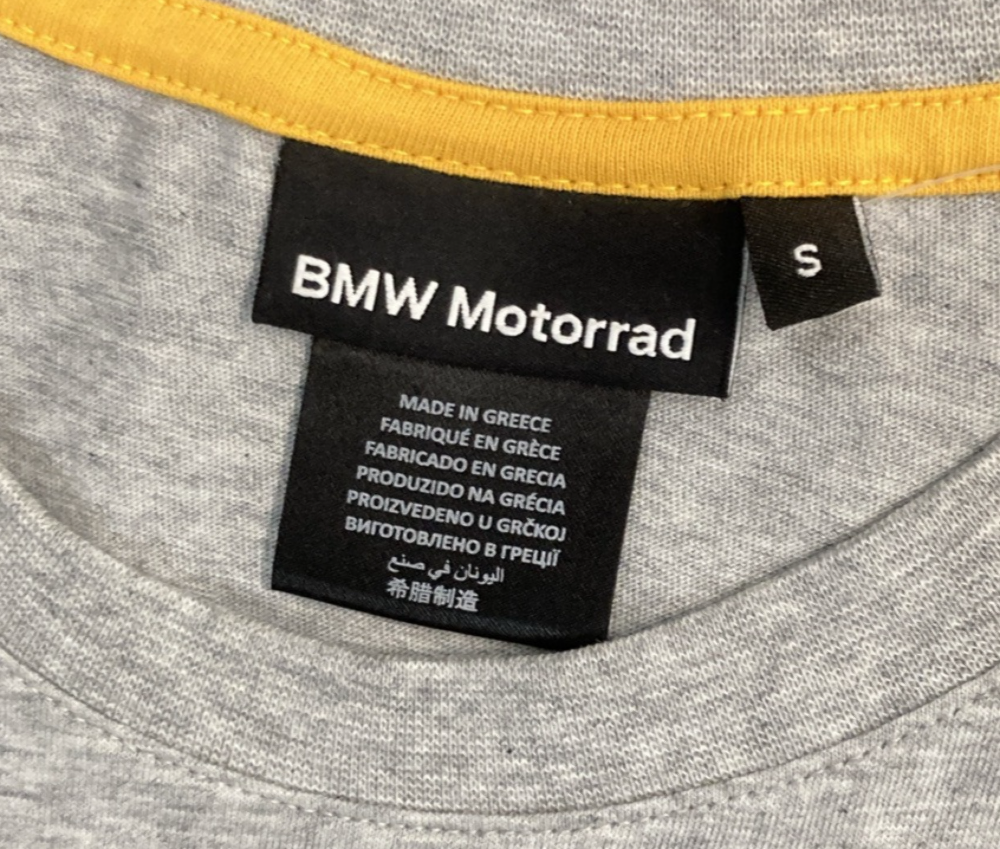 NEW GENUINE BMW MOTORRAD 76 61 8 541 640 HERITAGE T-SHIRT GRAY MENS SMALL