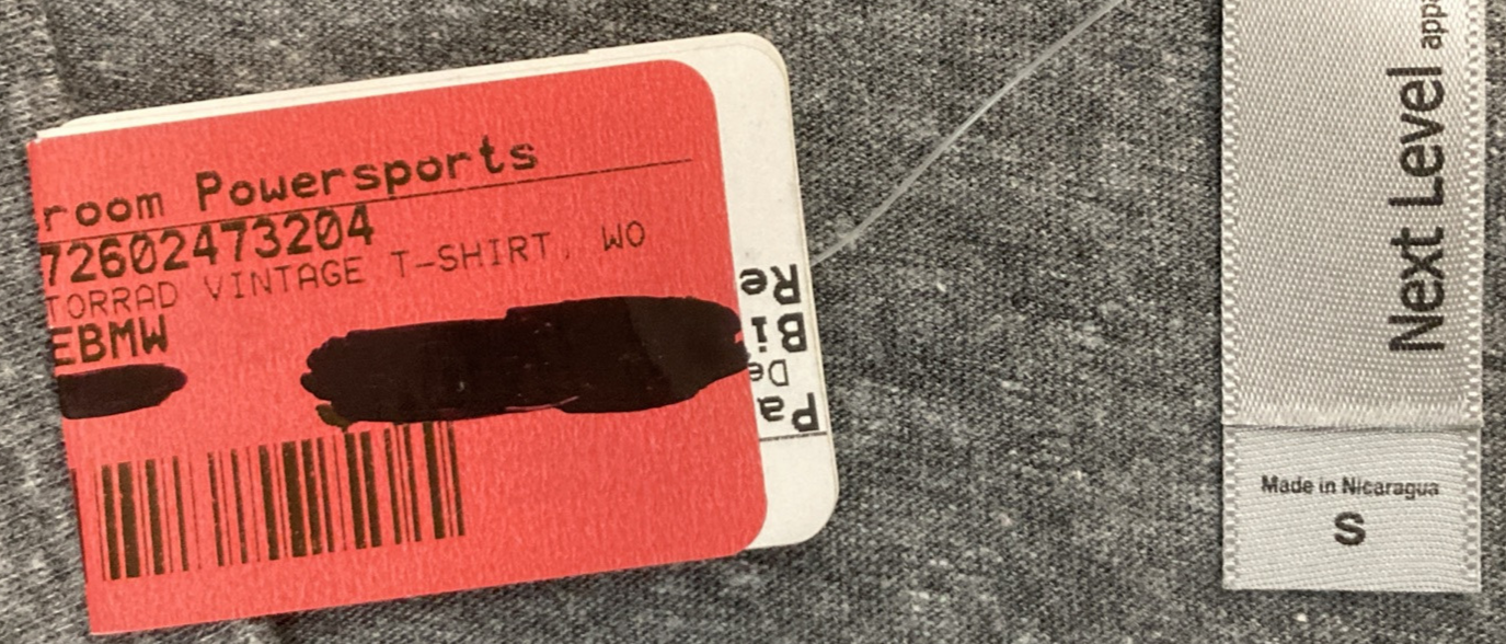 NEW GENUINE BMW MOTORRAD 72 60 2 473 204 VINTAGE T-SHIRT GRAY WOMENS SMALL