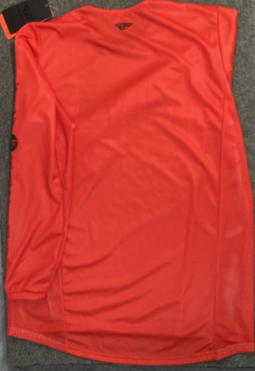 NEW GENUINE FLY RACING 375-423X KINETIC JERSEY RED/BLACK MENS XLARGE