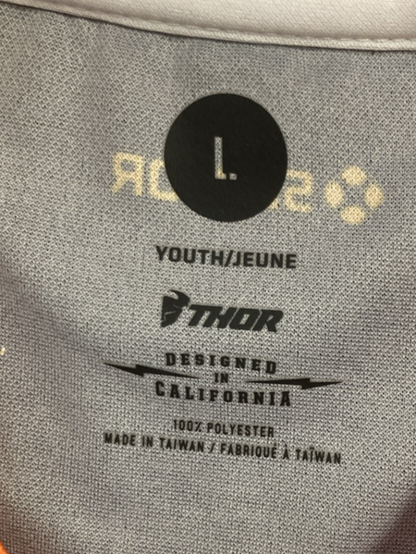 NEW GENUINE THOR 2912-1564 Sector Zones MX Jersey ORANGE/BLACK Youth LG